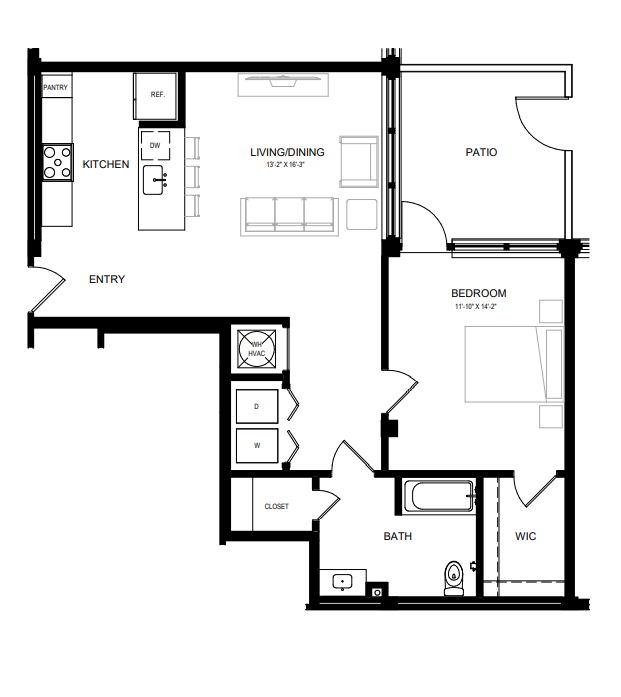 Suite A Floorplan